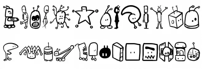 Tombots خط أحرف صغيرة