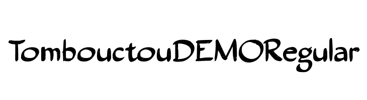 Tombouctou DEMO Regular  Frei Schriftart Herunterladen