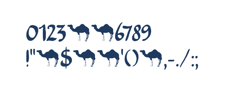 Tombouctou DEMO Regular Other Characters