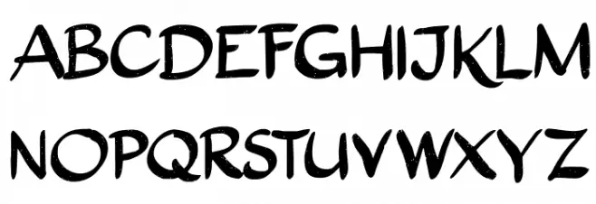 Tombouctou DEMO Regular Font Litere mari