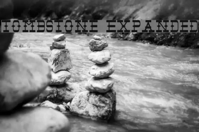Tombstone Expanded フォント examples