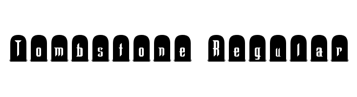 Tombstone Regular Font