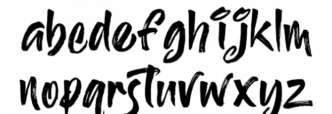 Tombstone Schriftart Kleinbuchstaben