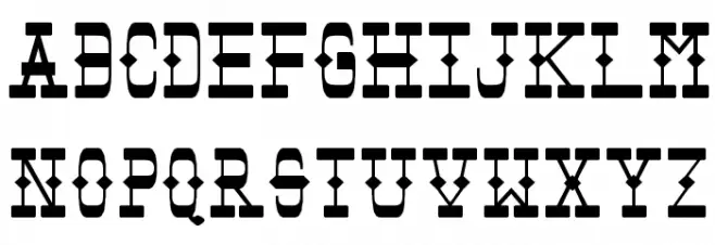 Tombstone Schriftart Groß