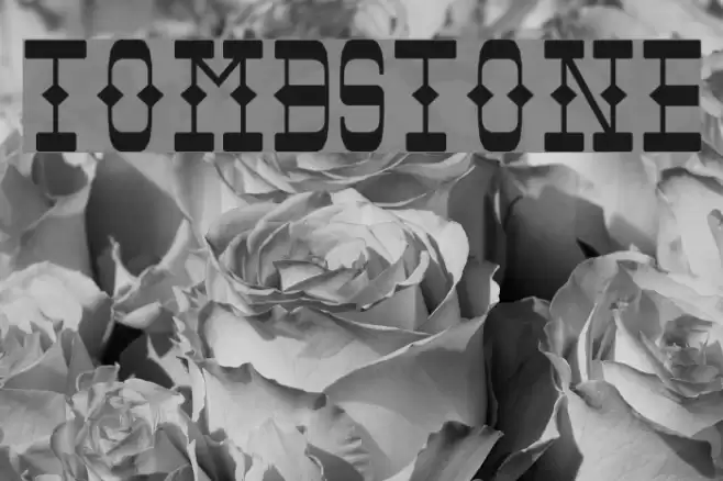 Tombstone Font examples