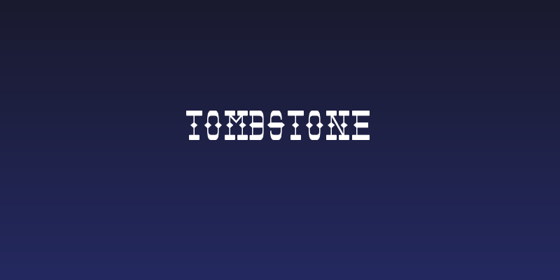 Tombstone Social Header