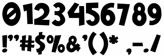 Tomcat Font OTHER CHARS