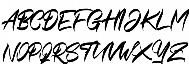 Tomihesta 字体 大写