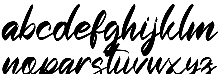 Tomihesta Font LOWERCASE