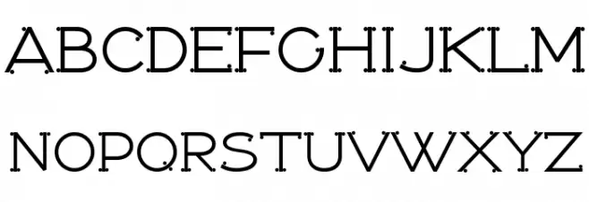 Tomino PERSONAL USE ONLY Font UPPERCASE
