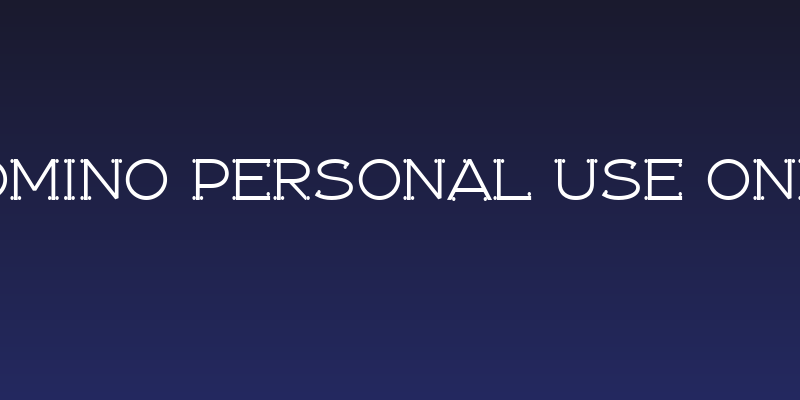 Tomino PERSONAL USE ONLY Social Header