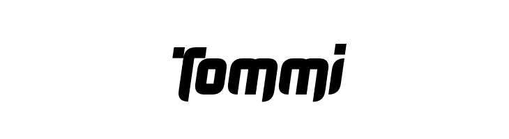 Tommi  フリーフォントのダウンロード