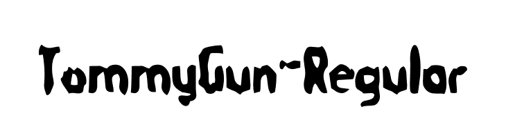 TommyGun-Regular  font caratteri gratis