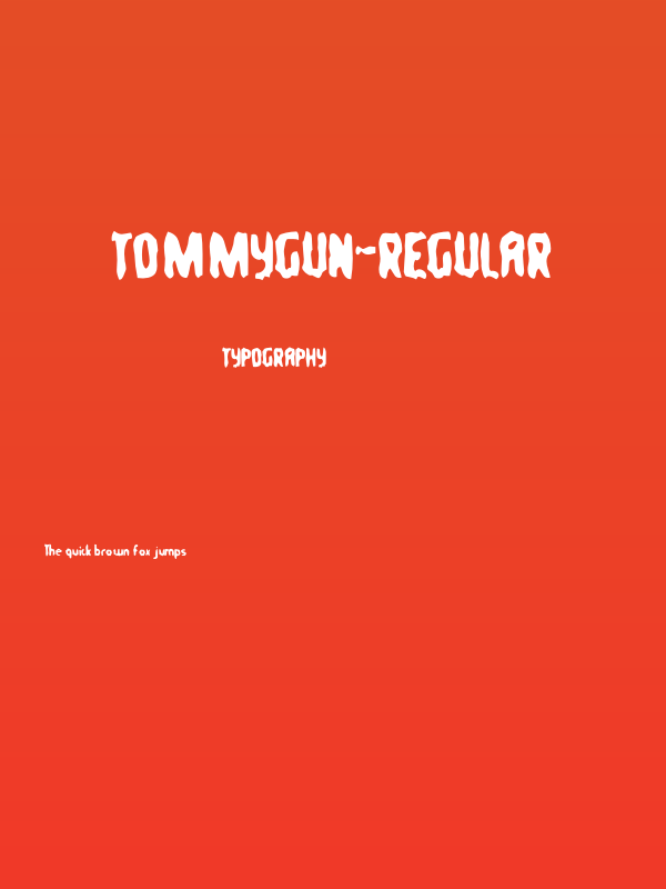 TommyGun-Regular Poster
