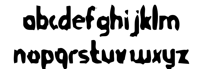 TommyGun 字体 小写