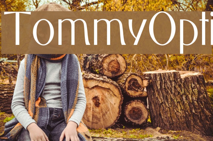 TommyOpti Font examples