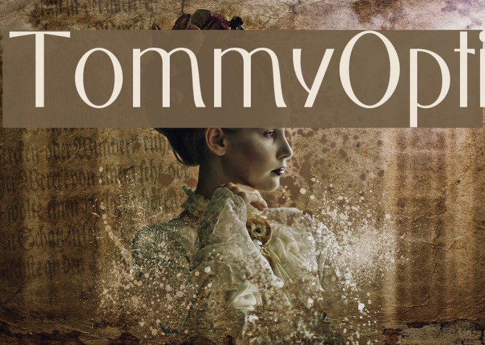TommyOpti Font examples