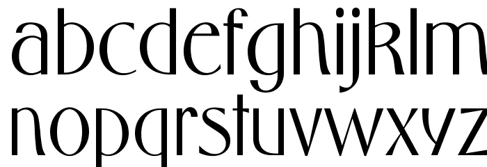 TommyOpti Font LOWERCASE