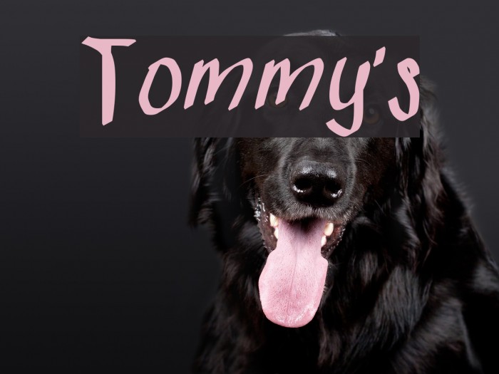 Tommy's Font examples