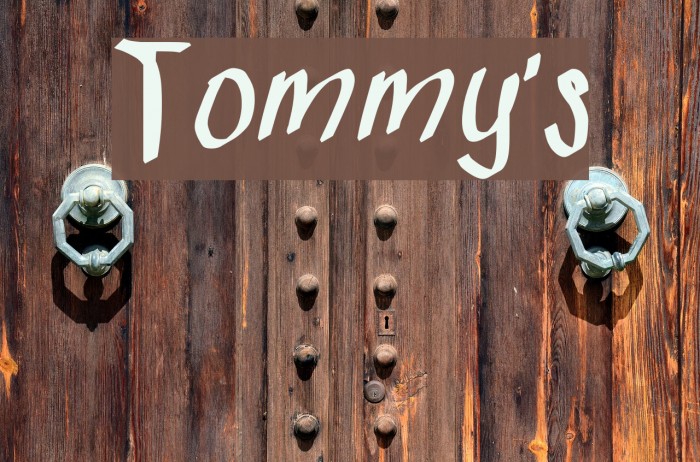 Tommy's Font examples