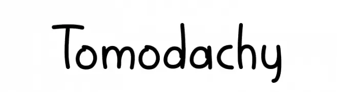 Tomodachy  les polices de caractères gratuit tlcharger
