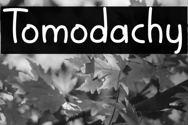 Tomodachy フォント examples