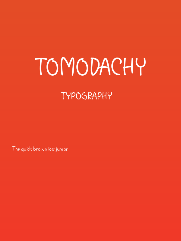 Tomodachy Poster