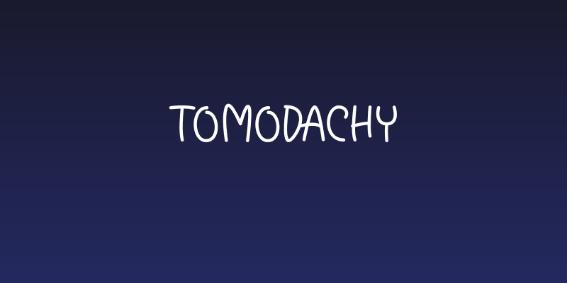 Tomodachy Social Header