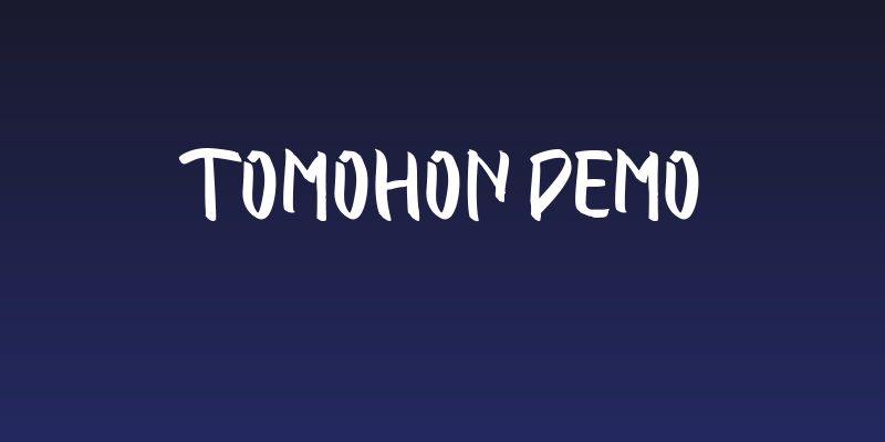 Tomohon Demo Social Header