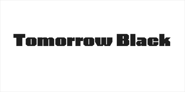Tomorrow Black Logo