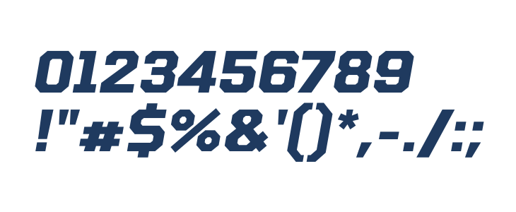 Tomorrow Bold Italic Other Characters
