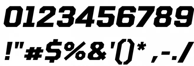 Tomorrow Bold Italic Font OTHER CHARS