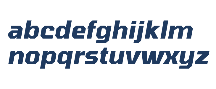 Tomorrow Bold Italic Lowercase