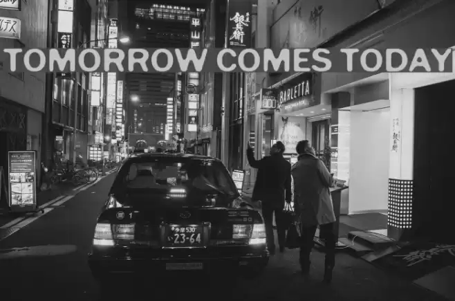 Tomorrow Comes Today Font examples