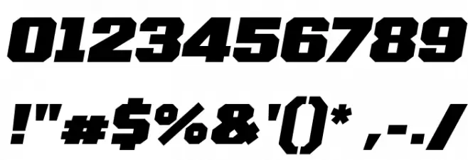 Tomorrow ExtraBold Italic Font OTHER CHARS