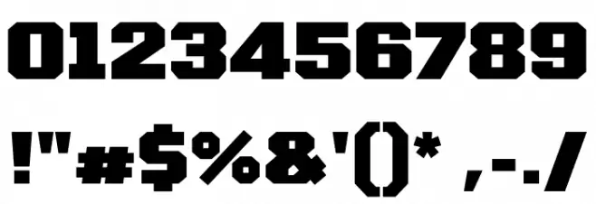 Tomorrow ExtraBold Font OTHER CHARS