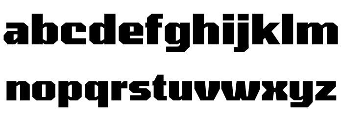 Tomorrow ExtraBold Font LOWERCASE