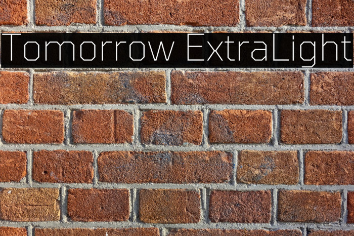 Tomorrow ExtraLight Example 1