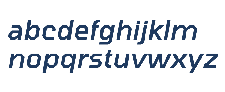 Tomorrow Medium Italic Lowercase