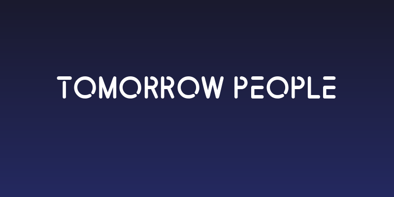 Tomorrow People Social Header