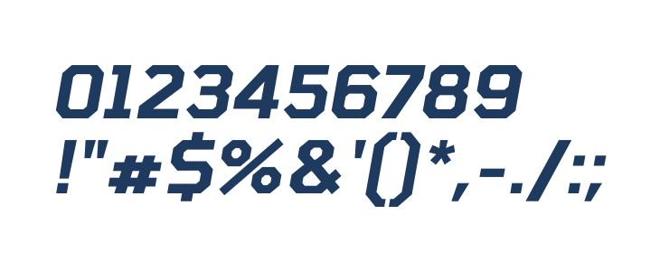 Tomorrow SemiBold Italic Other Characters