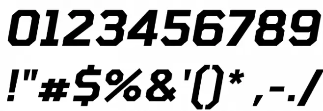 Tomorrow SemiBold Italic Font OTHER CHARS