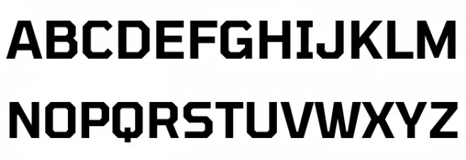 Tomorrow SemiBold Font Litere mari