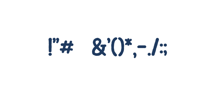 Tompkins DEMO Bold Other Characters