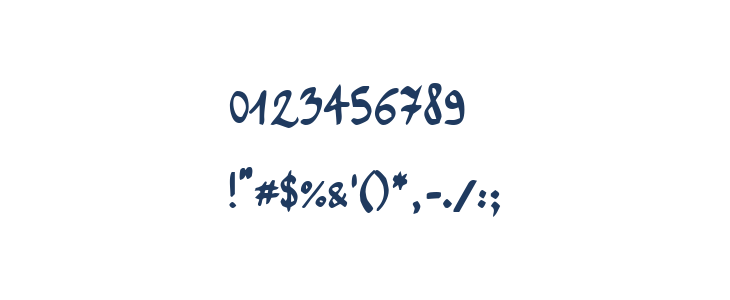 Toms Handwriting FG Other Characters