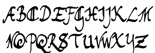 Toms Handwriting FG خط أحرف كبيرة
