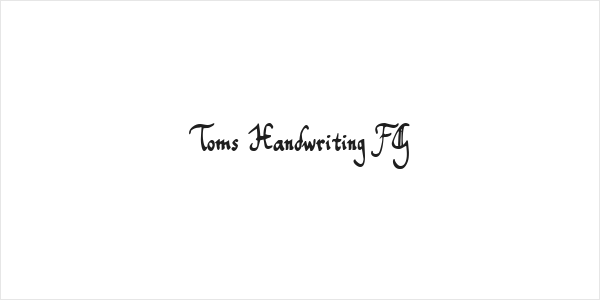 Toms Handwriting FG Logo