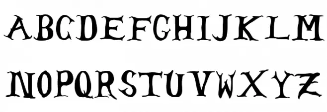 Tom's Headache Schriftart Groß