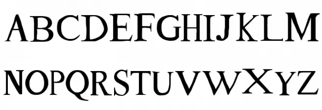 Tom's New Roman Fonte MAIÚSCULAS