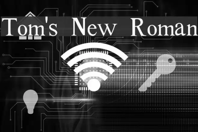 Tom's New Roman Font examples